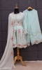Heavy Pakistani Dresses Georgette With Embroidery Work With Foil Papper Work